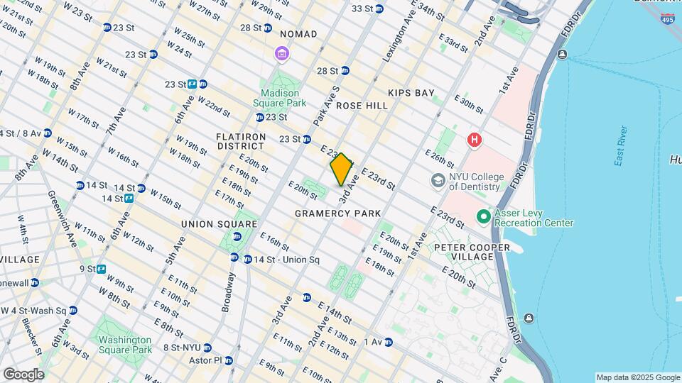 39 Gramercy Park Apartments Mapa y Detalles de la Ubicación