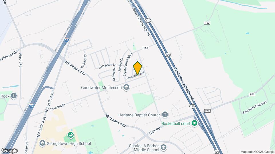 906 Jasmine Trail Map and Location Details