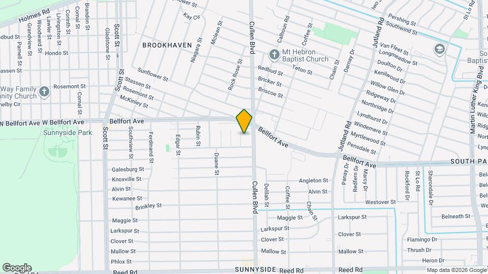 8601 Amadwe St Map and Location Details
