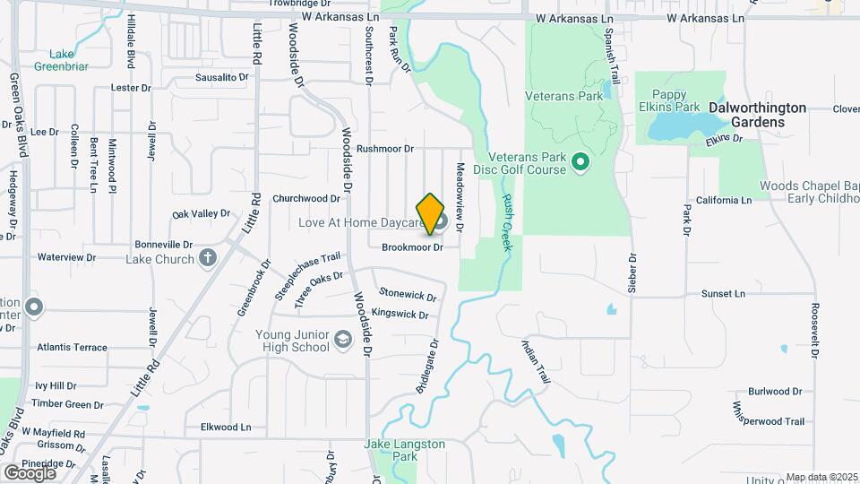 4011 Brookmoor Dr Map and Location Details