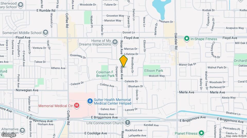 2104 Rose Ave Mapa y Detalles de la Ubicación