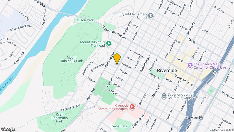 4075 Pine St Map and Location Details