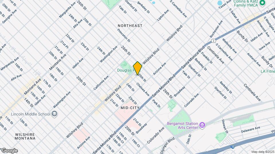 1226 25th St, Unit B Map and Location Details