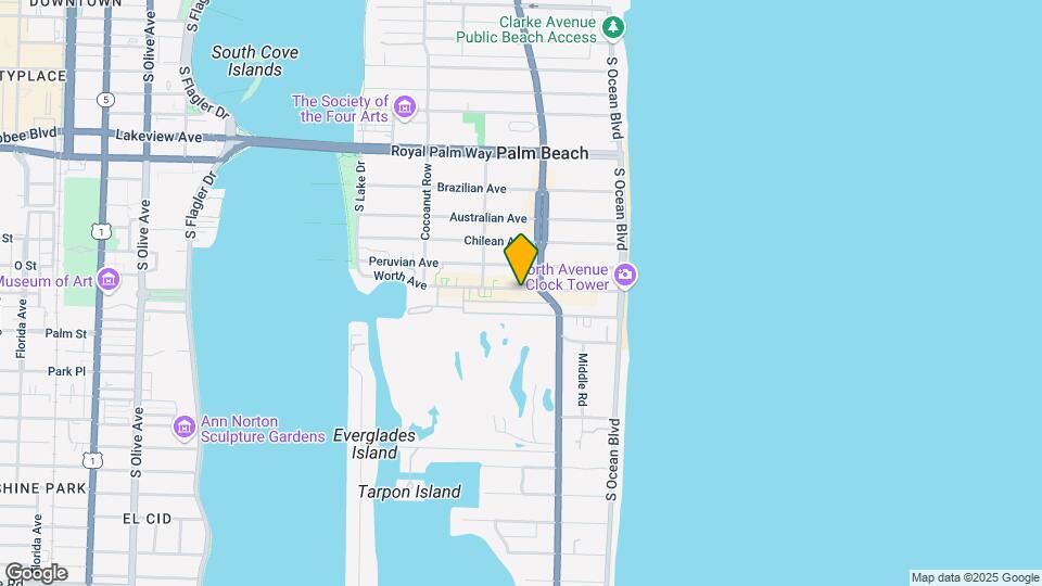 218 Worth Ave Mapa y Detalles de la Ubicación