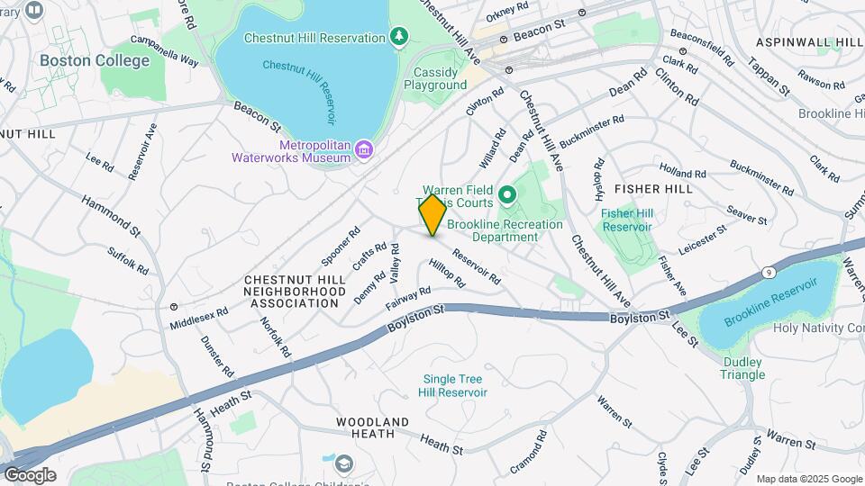 218 Reservoir Rd, Unit #1 Map and Location Details