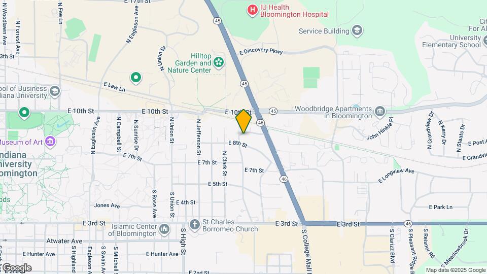 410 N Hillsdale Dr Map and Location Details