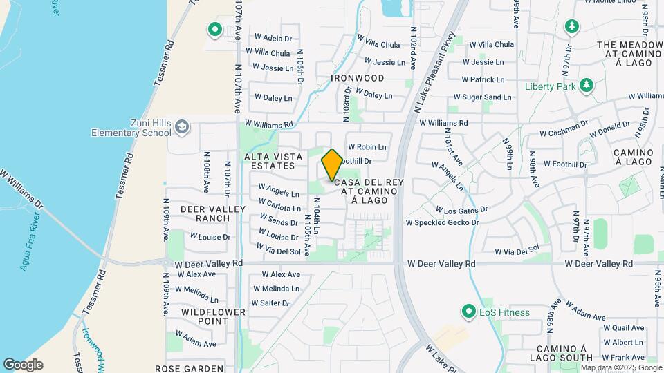 10416 W Carlota Ln Map and Location Details