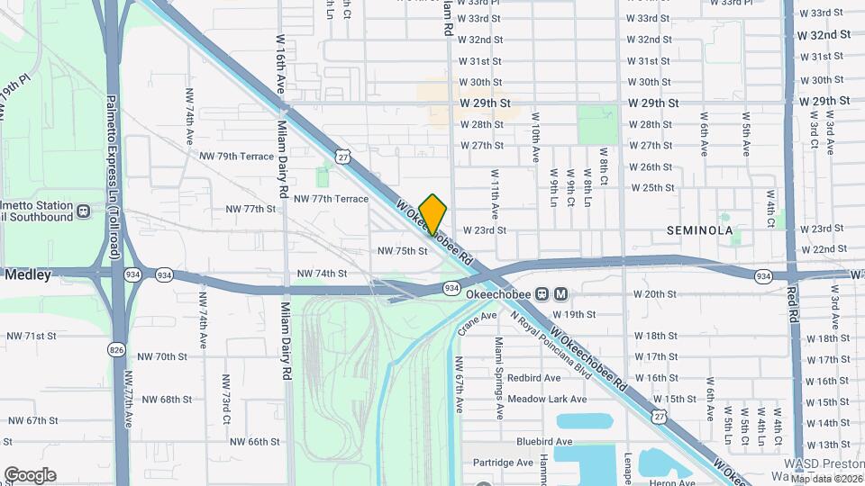 7515 NW South River Dr Map and Location Details