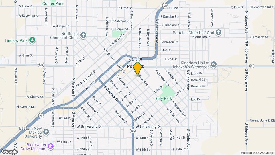 400 S Abilene Ave Mapa y Detalles de la Ubicación