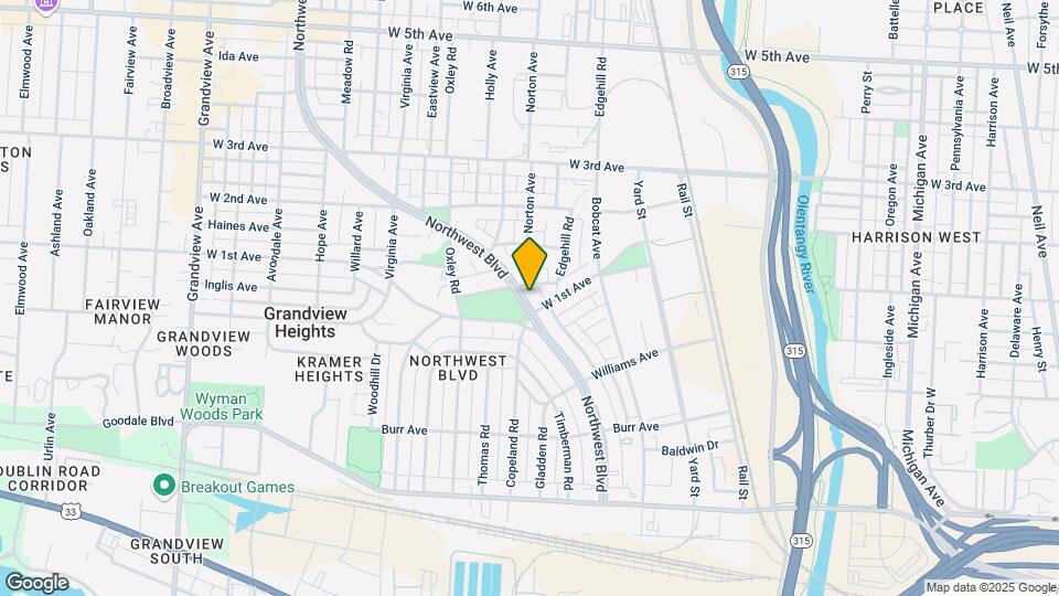 1042 Northwest Blvd Mapa y Detalles de la Ubicación