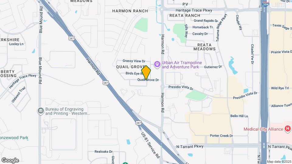 1728 Quail Grove Dr Map and Location Details