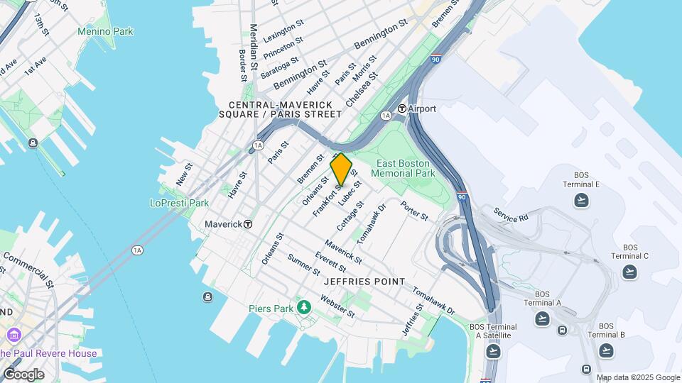 69 Frankfort St, Unit #B Map and Location Details