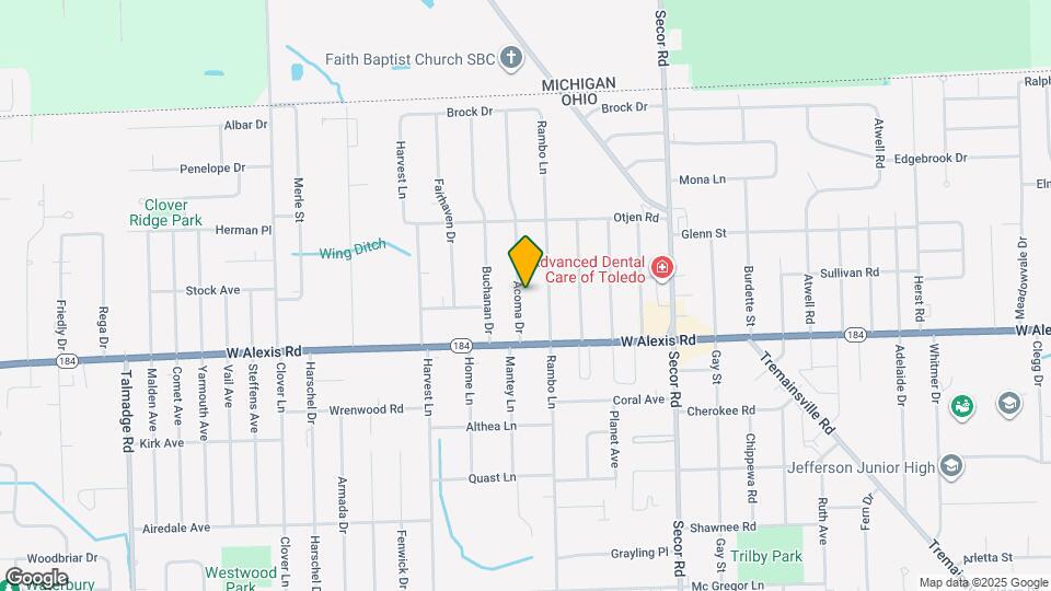 5848 Acoma Dr Map and Location Details