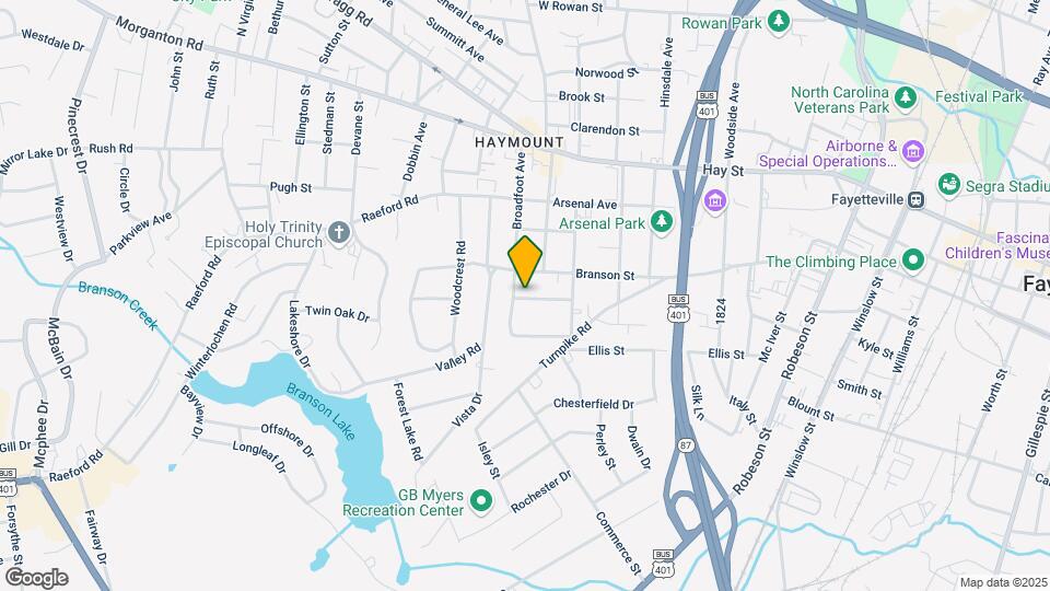 1210 Simpson St Map and Location Details