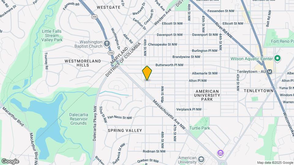 4840 Alton Pl NW Map and Location Details