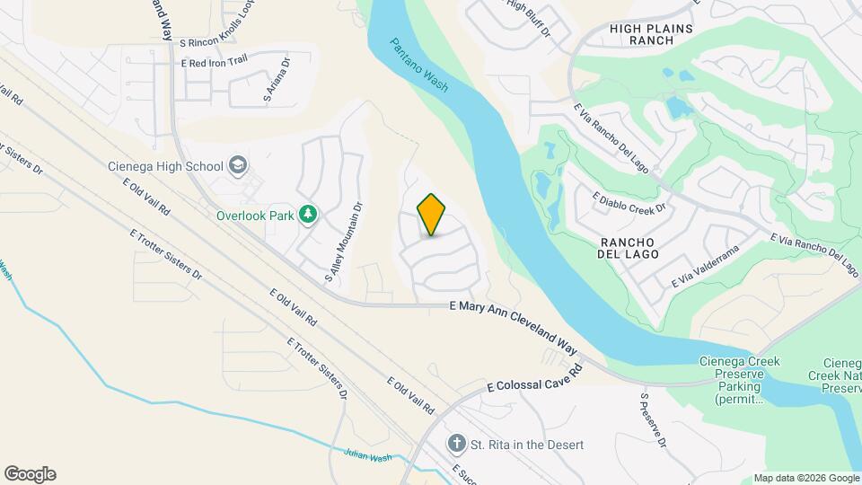 13188 E Mesquite Flat Spring Dr Map and Location Details