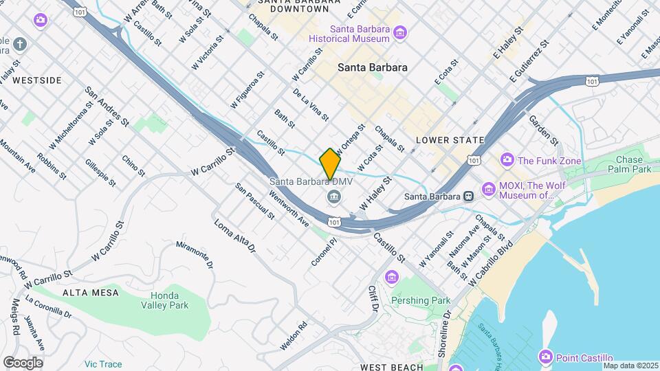 618 Castillo St Map and Location Details