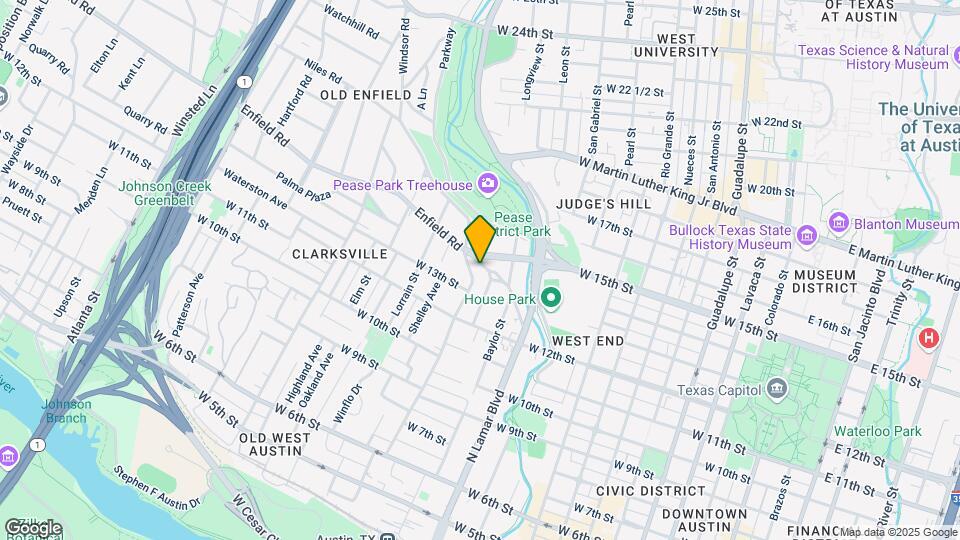 1115 Enfield Rd Mapa y Detalles de la Ubicación