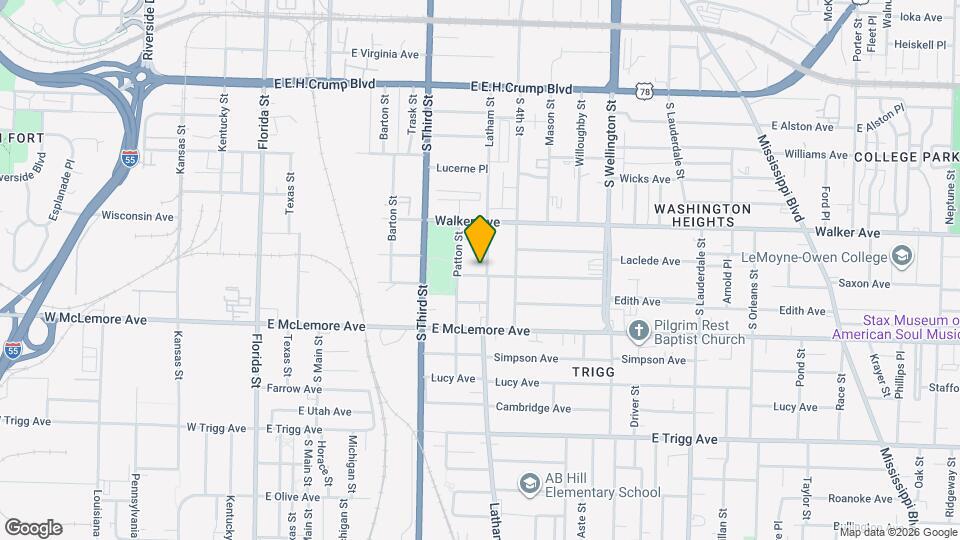 284 Gaston Ave Map and Location Details