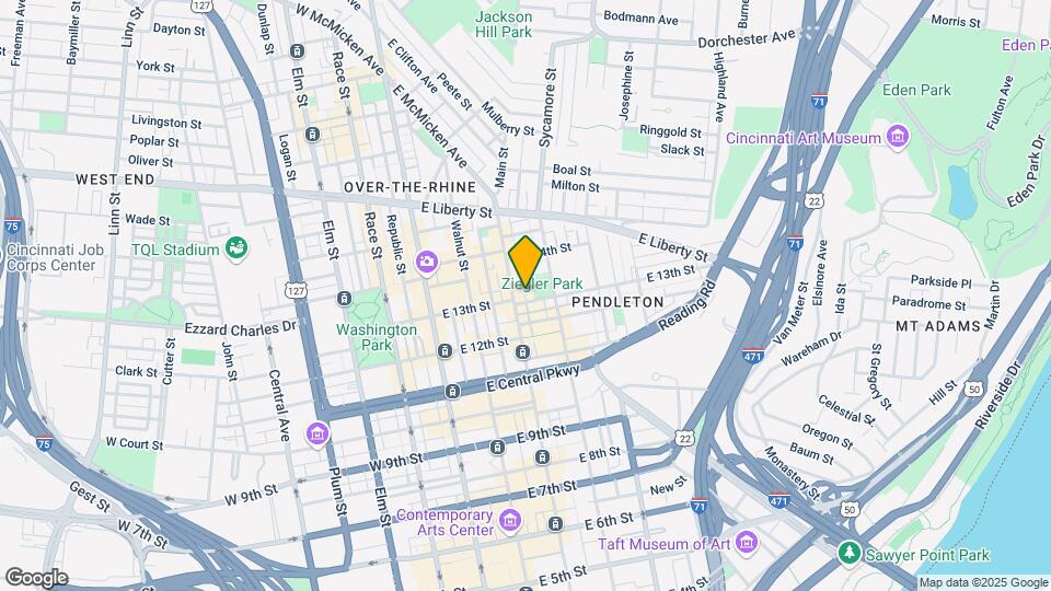 208 E Thirteenth St Mapa y Detalles de la Ubicación