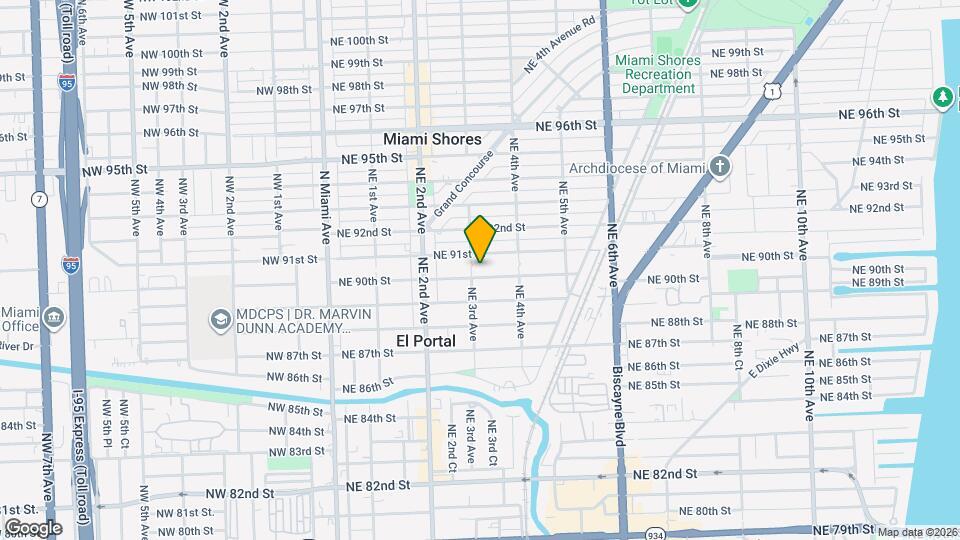 311 NE 90th St Mapa y Detalles de la Ubicación