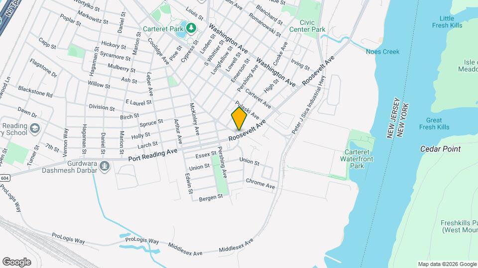 101 Roosevelt Ave Map and Location Details