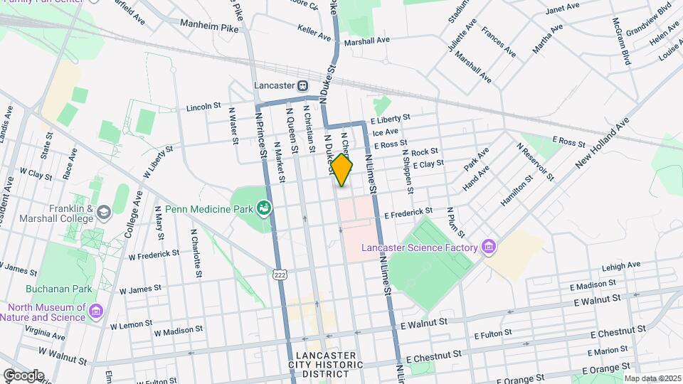 709 N Duke St Mapa y Detalles de la Ubicación
