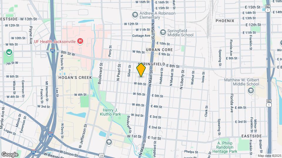 1625 N Laura St Map and Location Details