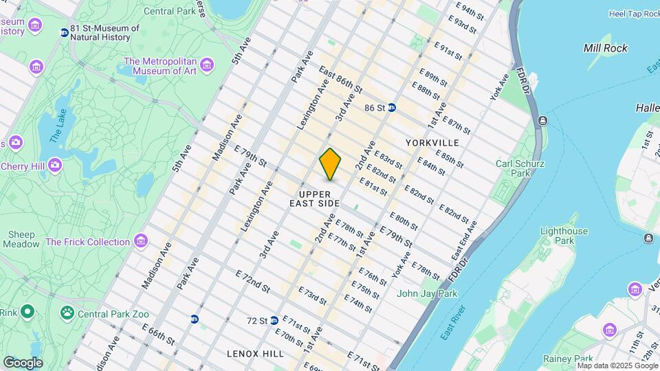 230 E 80th St Map and Location Details
