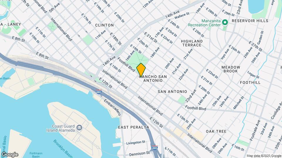 1823 Foothill Blvd Mapa y Detalles de la Ubicación