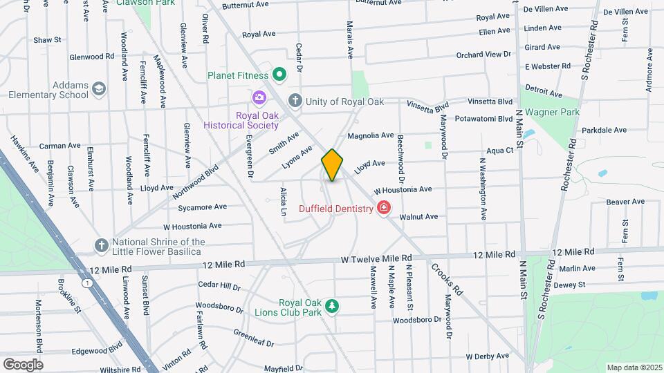 2120 Vinsetta Blvd Map and Location Details