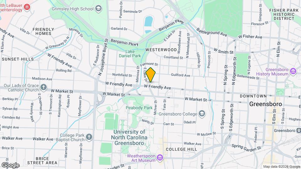 202 E Lake Dr Map and Location Details