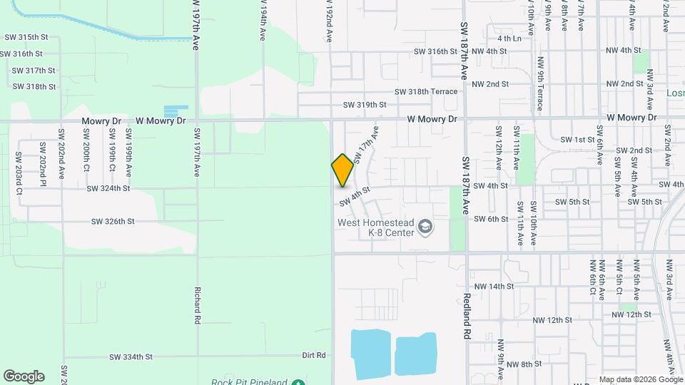 384 SW 17th Terrace Map and Location Details