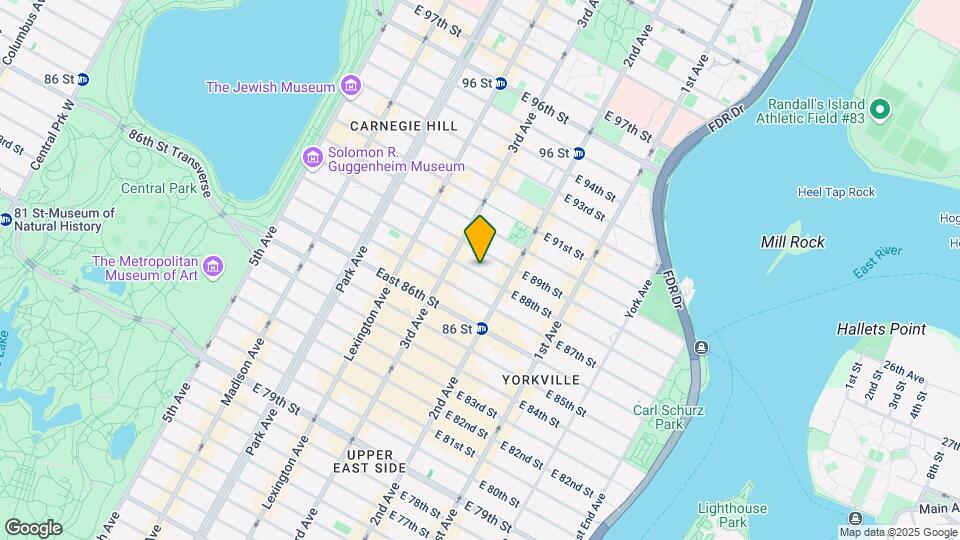 219 East 88 Street Map and Location Details
