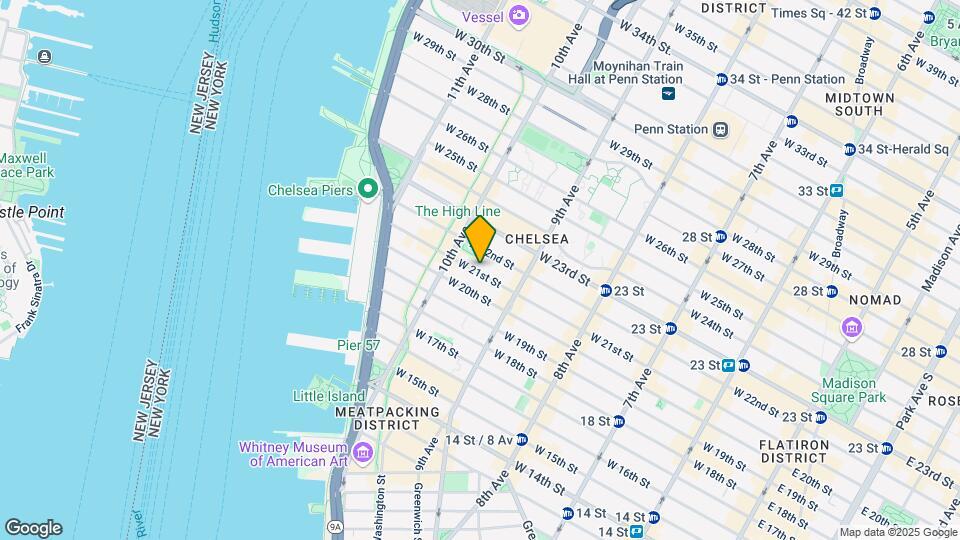 441 W 21st St Mapa y Detalles de la Ubicación