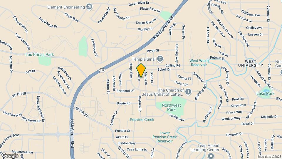 1430 Rayburn Dr Map and Location Details