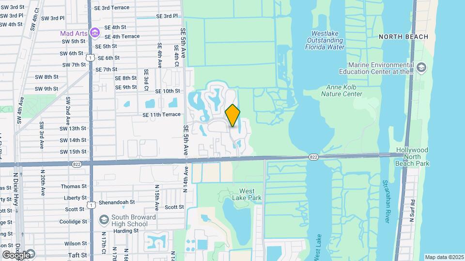 Sheridan Ocean Club Apartments Map and Location Details