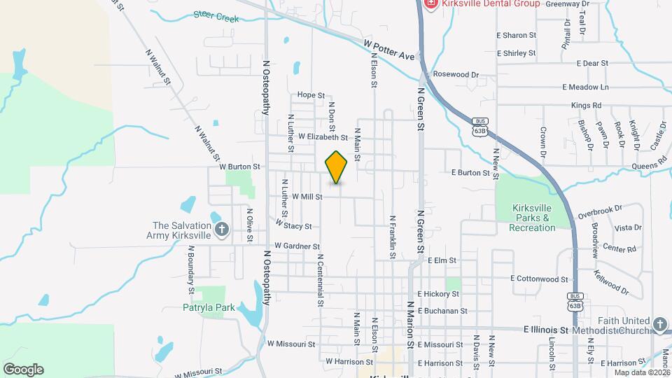 1109 N Don St Mapa y Detalles de la Ubicación