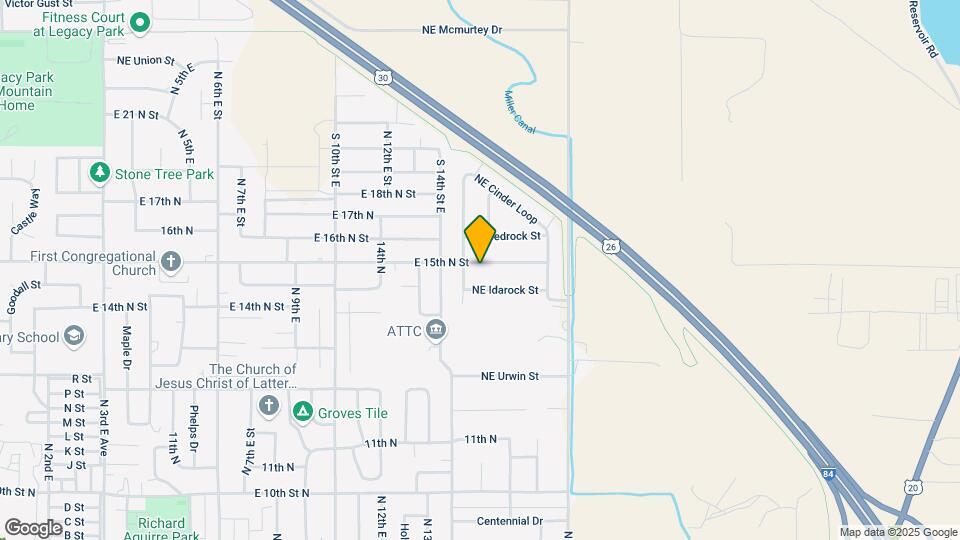 1489 E 15th N Map and Location Details