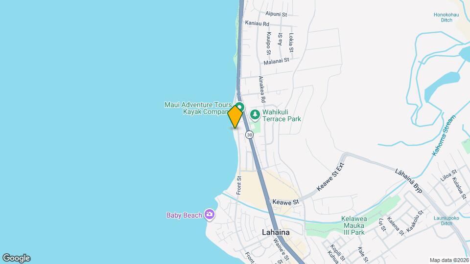 Lahaina Roads Condo Map and Location Details