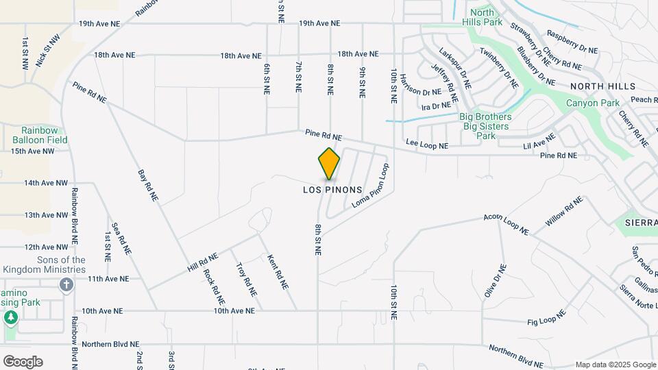 901 Loma Pinon Loop Map and Location Details