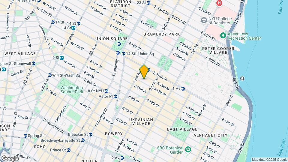 219 E 12th St Map and Location Details