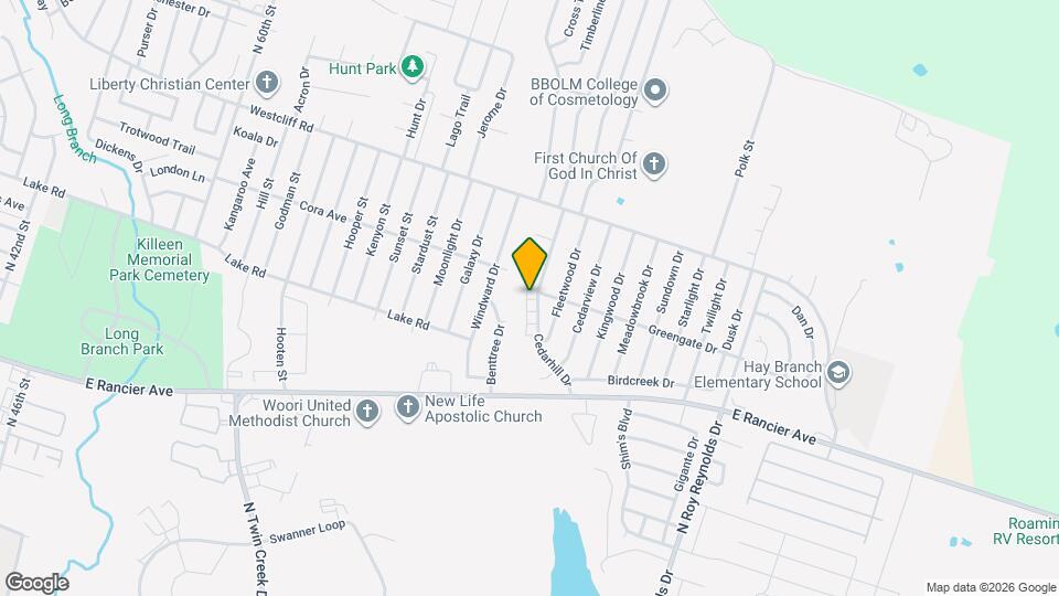 1815 Cedarhill Drive (A-D) Mapa y Detalles de la Ubicación