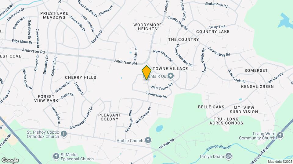 201 Towne Valley Ct Map and Location Details