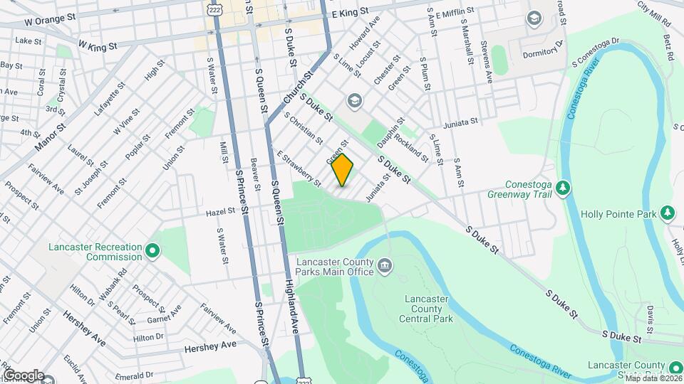 550 Dauphin St Map and Location Details