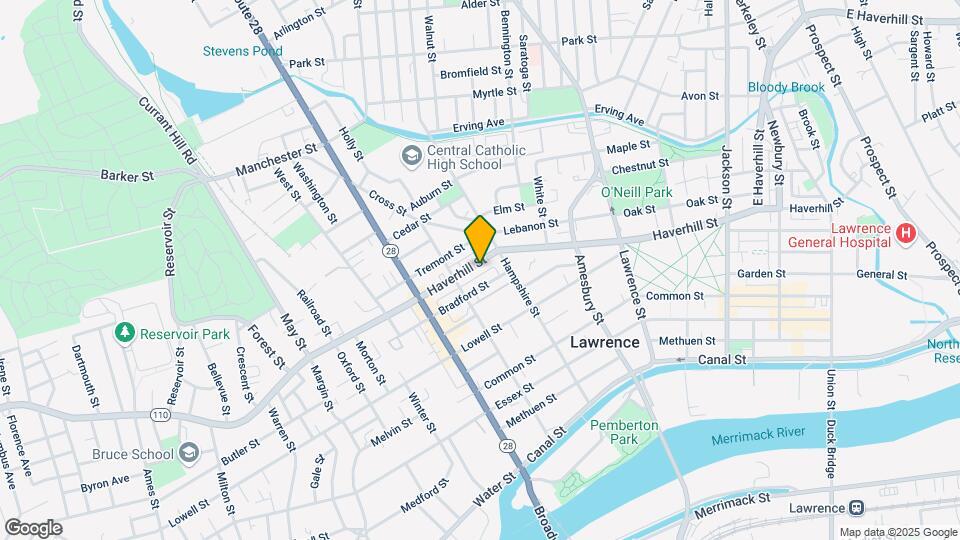 340 Haverhill St Map and Location Details