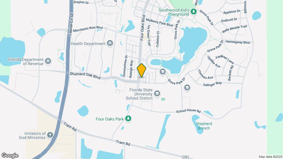 4311 Four Oaks Blvd Map and Location Details