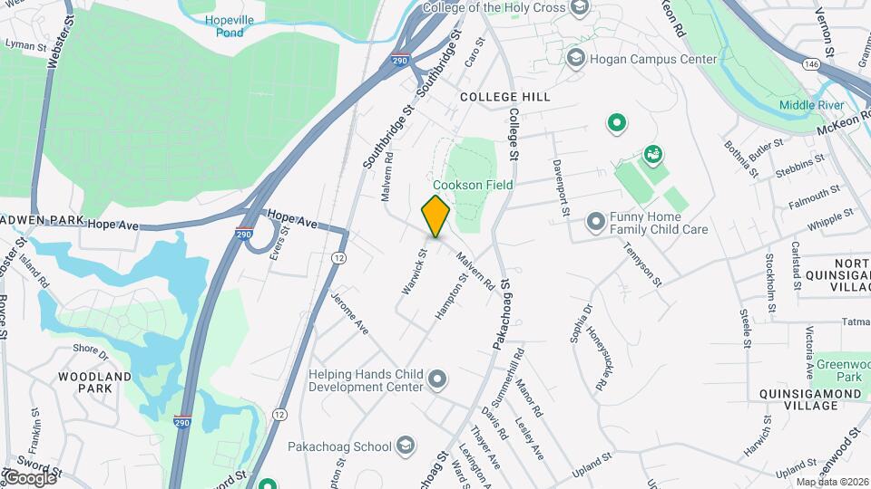 116 Malvern Rd Map and Location Details