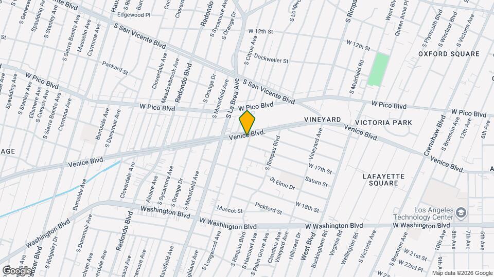 4868 Venice Blvd. Map and Location Details