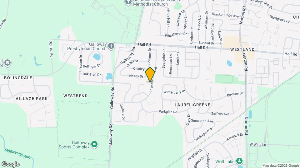 1229 Crossbrook Blvd Mapa y Detalles de la Ubicación